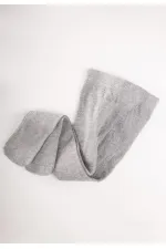 Çocuk Düz Külotlu Çorap 1-13 Yaş Gri Melanj