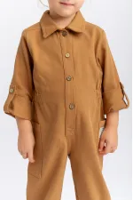 Gabardin Tulum 2-7 Yaş Taba