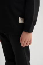 Basic Eşofman Takım 2-7 Yaş Siyah