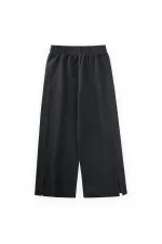 Wide Cut Trousers 4-12 Years Black Wide Cut Trousers 4-12 Years Black