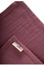 Chiffon triple bouche, prune