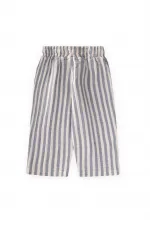Muslin Pants for 1-10 Years, Indigo, Thick Striped Muslin Pants for 1-10 Years, Indigo, Thick Striped