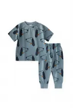 Pijama Takımı 1-8 Yaş Mavi