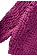 Thessaloniki Knit Sweater, Ages 2-8, Purple