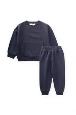 Sweatshirt set for 1-8 years old Navy Blue