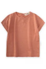 Basic T-Shırt 1-10 Yaş Somon