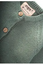 Links Knitted Cardigan, Years 1-8, Khaki Green