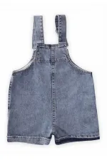Salopette en jean à bretelles, 2-7 ans, bleue