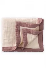 Couverture brute double couche à tuyauterie épaisse 85 x 90 cm en cuivre