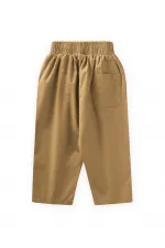 Boyfriend Pantolon 1-7 Yaş Camel