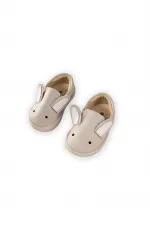 Deri Tavşan Çocuk Ayakkabı 19/25 Numara Taş