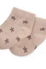 Star Patterned Baby Bootie Socks for 0-4 Years Old