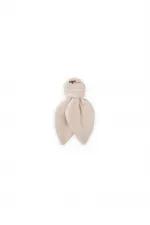 Wooden Muslin Fabric Teething Toy, Natural