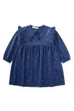 Robe de saison à patron pour enfants de 1 à 7 ans, motif cerises