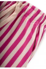 Striped Tracksuit 3-12 Years Fuchsia