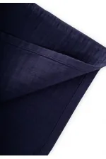 Tissu mousseline biologique 50x50 cm bleu marine