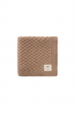 Couverture tricotée Piti Piti 80x100 cm Vison