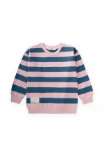 Striped Knit Sweater 2-12 Years Old Blue Powder
