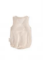 Wrap-Neck Bodysuit 0-3 Years Cream