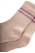 Çemberli Soket Çorap 2-9 Yaş Gül Kurusu