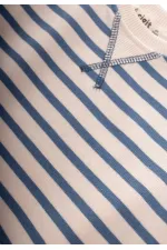 Striped Cardigan Detailed Seasonal Sweater 2-12 Years Indigo Blue