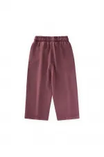 Loose-fitting Girls' Trousers, Ages 2-12, Plum Loose-fitting Girls' Trousers, Ages 2-12, Plum