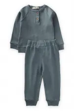 Reglan Kol Patlı Erkek Basıc Takım 1-6 Yaş Çağla Yeşili