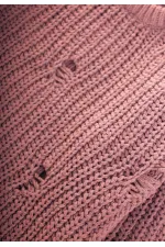 Selanik Knitwear Sweater 2-8 Years Old Dusty Rose