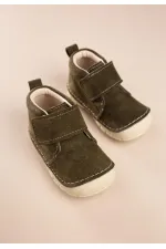 Bebe İlk Adım Ayakkabısı Haki Yeşil