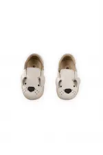 Leather Dog Children's Shoes Size 19/25 A, Beige