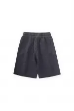 Organic Muslin Capri 8-12 Years Anthracite