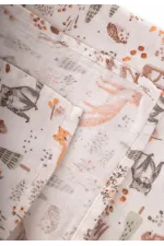 Baskılı Müslin Battaniye 90X100 Cm Hayvan Baskılı