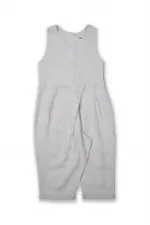 Sarh Pileli Keten Tulum 2-6 Yaş Naturel