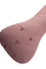 Müslin Çıngıraklı Armut Oyuncak Gül Kurusu