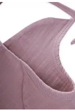 Organik Müslin Mama Önlüğü Bakır