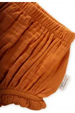 Short à volants orange 0-2 ans