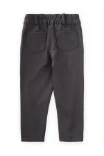 Pantalon en gabardine de lycra 2-7 ans anthracite