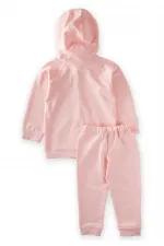 Fermuarlı Eşofman Takım 2-9 Yaş Pudra Pembe Fermuarlı Eşofman Takım 2-9 Yaş Pudra Pembe