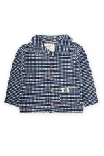 Jakarlı Mevsimlik Hırka 1-6 Yaş Lacivert