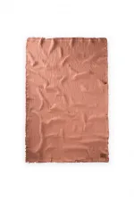 Four-Layer Muslin Bedspread 200x220 cm Cinnamon