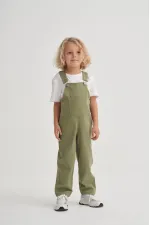 Gabardin Salopet 2-7 Yaş Olive
