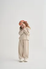 Modal Bol Paça Takım 2-7 Yaş Kemik