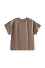 T-shirt pour enfants de 2 à 12 ans, couleur vison.