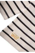 T-shirt rayé saisonnier, 1-10 ans, rayures noires