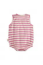 Striped Bodysuit 0-3 Years Old Fuchsia Striped