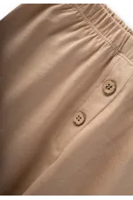 Ensemble de survêtement bébé à carreaux imitation beige 0-3 ans