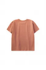 Basic T-Shırt 1-10 Yaş Turuncu