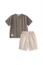 Çizgili Kapri Takım 1-7 Yaş Vizon