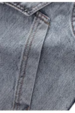 Bol Paça Kanguru Cepli Kot Salopet 2-7 Yaş Mavi