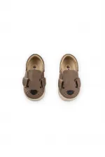 Chaussures pour enfants en cuir pour chien, pointure 19/25, couleur vison